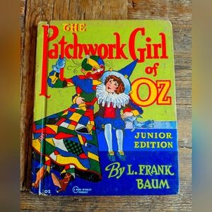 Patchwork Girl of Oz Book Junior Edition L‎ Frank Baum Wizard Of Oz Kansas Rare
